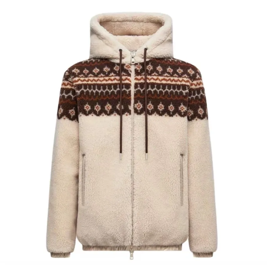 Moncler 시어링 자카드 재킷｜남녀공용