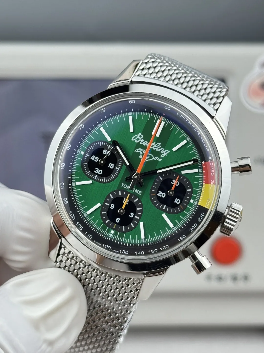 BLS l 7750 l  41mm l 브라이틀링 탑 타임  B01 Deus