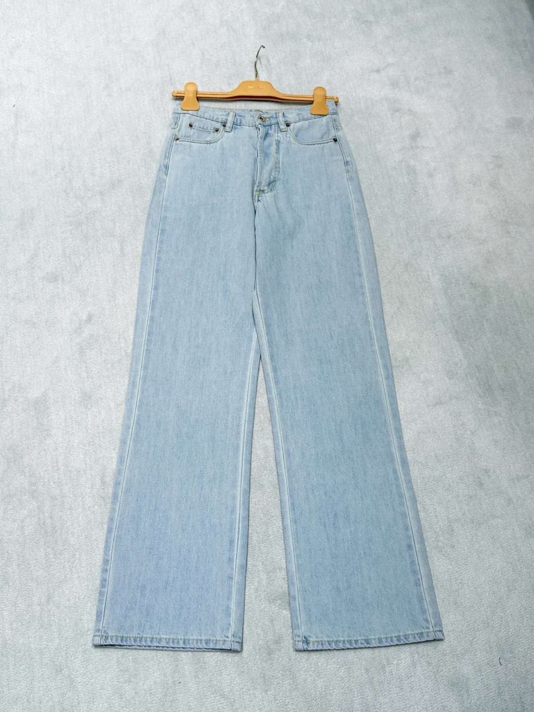 Miu Miu Blue Logo jeans